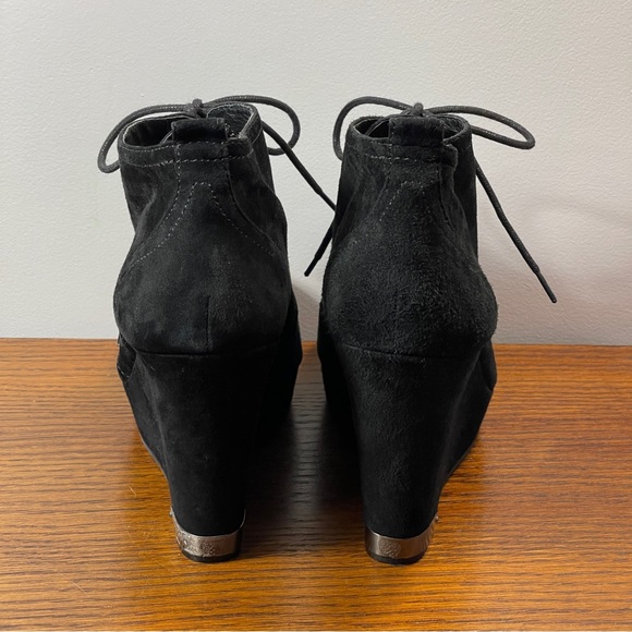 Vince Camuto Suede Wedge Ankle Boot - Picture 9 of 11